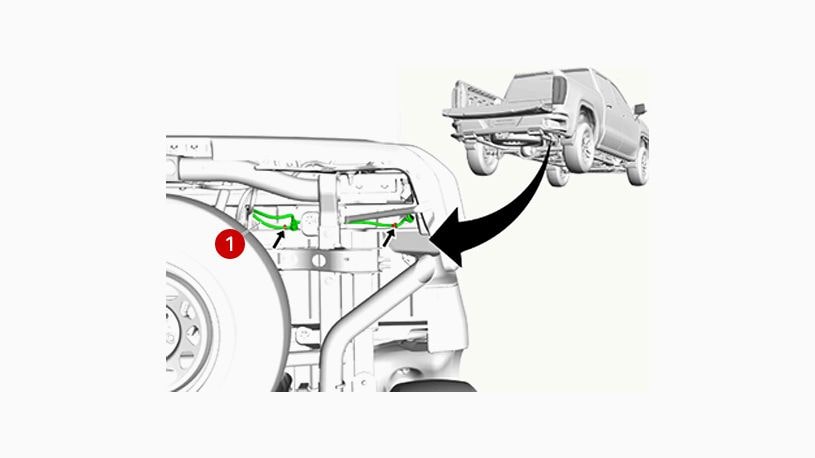 Removal of the rear reflector