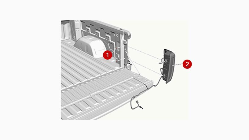 Removal of the rear reflector